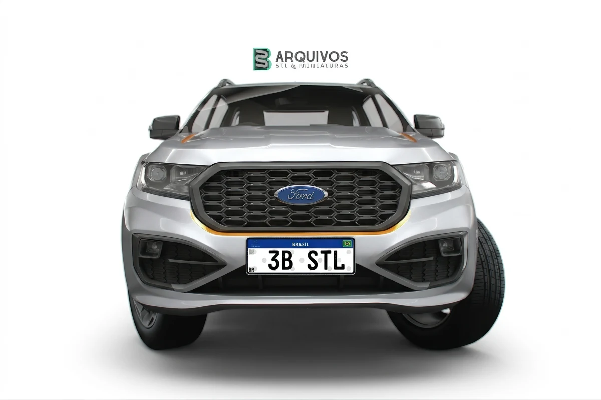 Modelo 3D STL - Ford Ranger MS RT Double Cab 2022 — foto 5